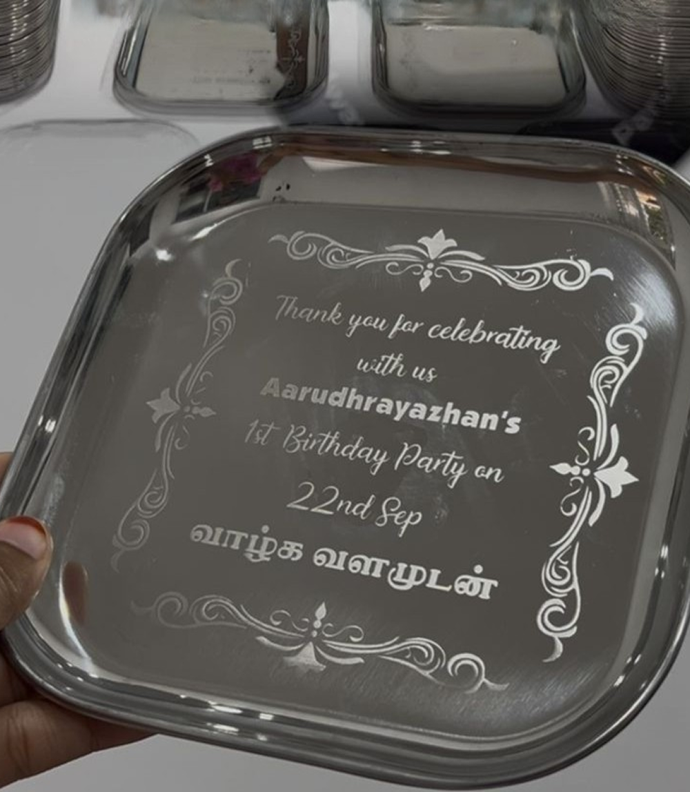 Customized Plate Set