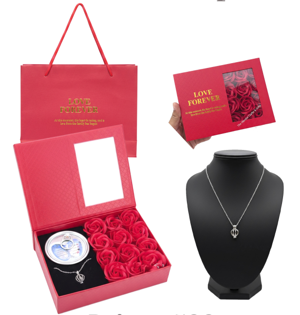 Surprise pearl Chain with Hamper Box