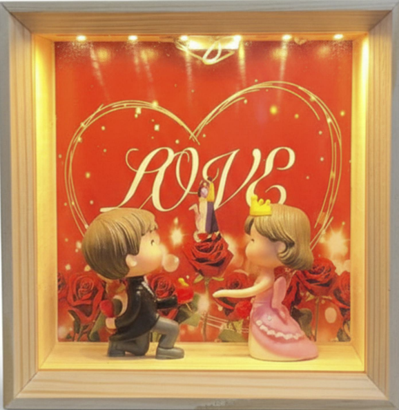 Wooden LED With Toys 2