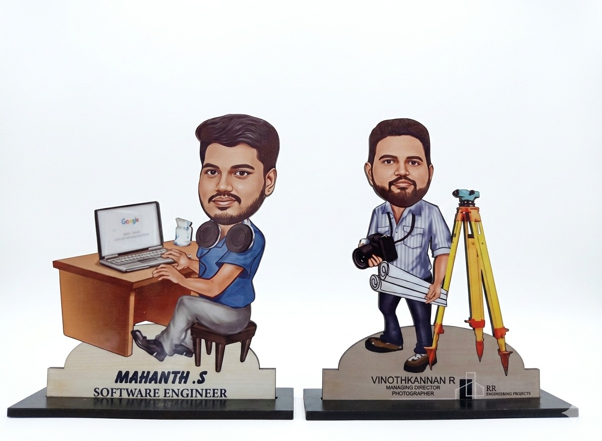 Caricature table top
