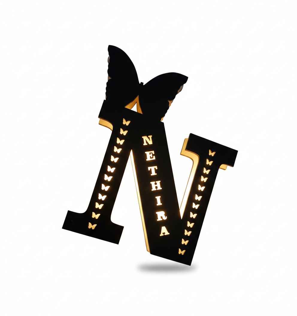 Single Letter night lamp - Image 2